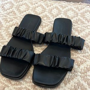 Black sandals